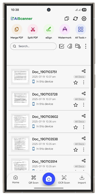 AiScanner: CamScanner & Doc Scanner App