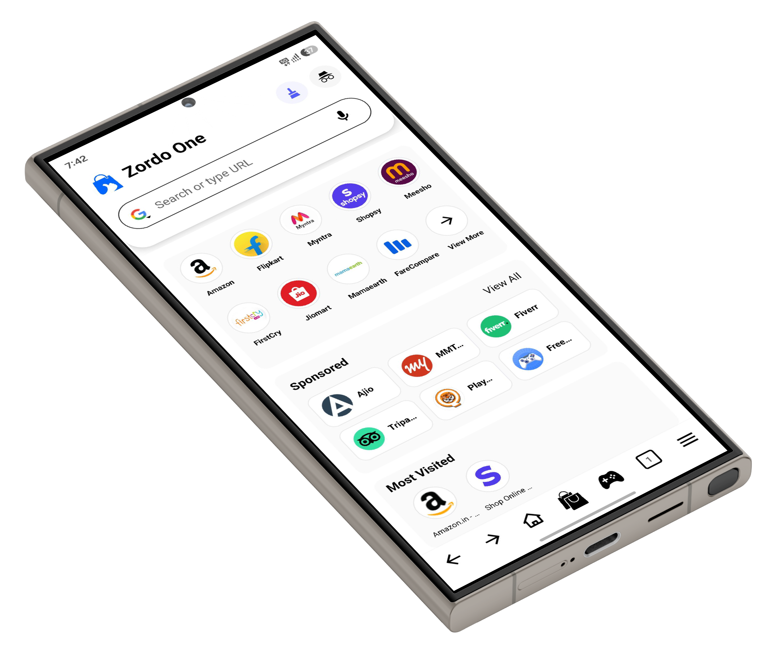 Shopping Browser- Zordo One